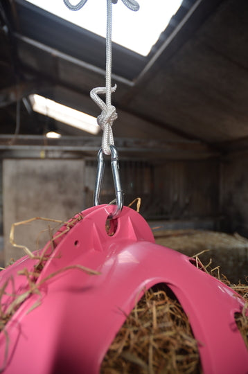 Hay Slowfeeder grau 40 cm Kunststoff