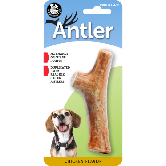 Pet Qwerks Nylon Chicken Antler M 12 cm