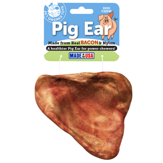 Pet Qwerks  Bacon Pig Ear - Large