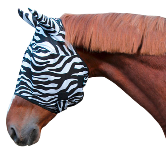 Fliegenschutzmaske Zebra Pony