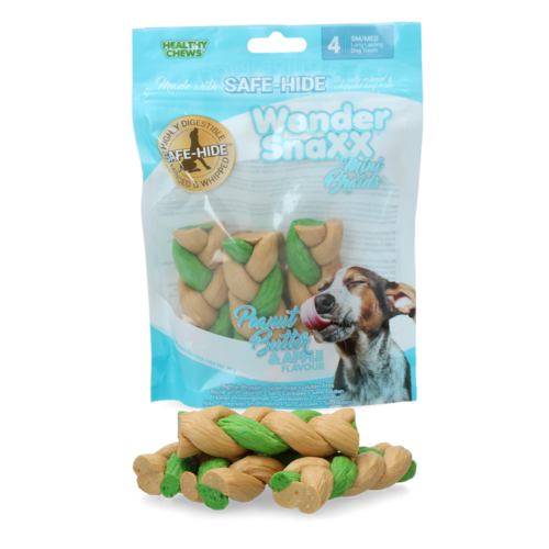 Wonder Snaxx MINI Braid Erdnuss und Apfel