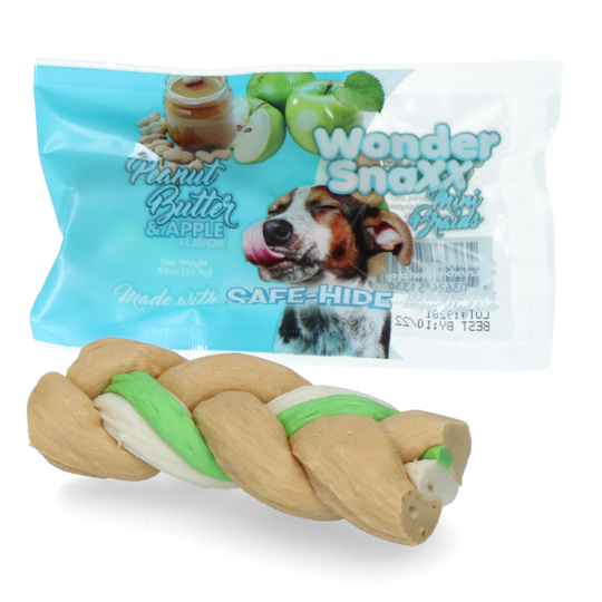 Wonder Snaxx Mini Braid Erdnuss & Apfel Testpackung