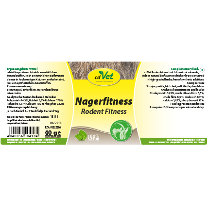 Nagerfitness 100g