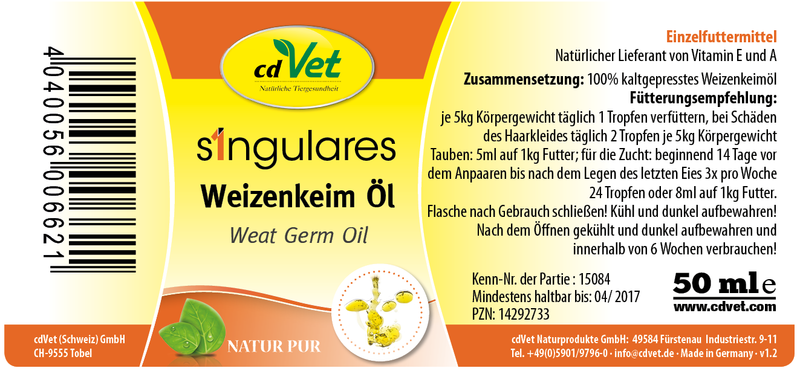 Singulares Weizenkeim-Öl 100ml